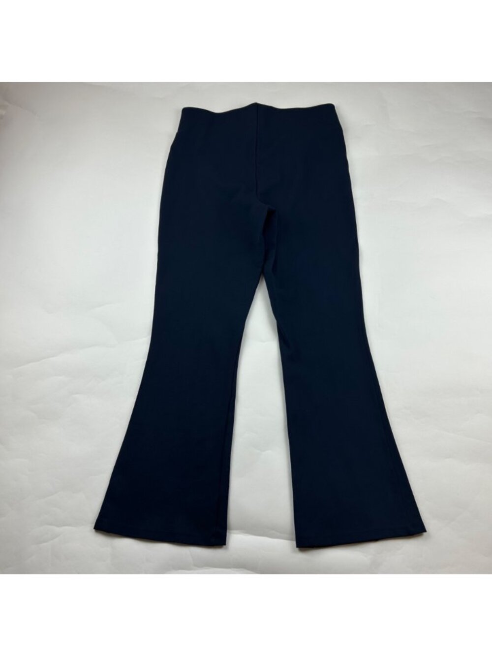 TALL Old Navy Ink Blue Ponte Knit Stevie Flared Crop Pant LT - Picture 6 of 7